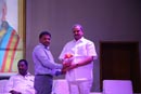 Sri Mulugu Ramalingeshwara Varaprasad Siddhanti was honoured with Jyotishyasastra Vignana Visharadha at Tummalapalli Kalakshetram, Vijayawada (118)